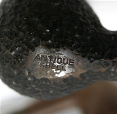 3 Pipes including Former Freehand Denmark, Antique Shell #207, and Italy - Antique Shell Pipe Measures 5 5/8 Long