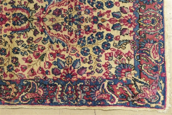 Antique Persian / Oriental Rug - Very Finely Woven - Rug Measures 48 by 23 