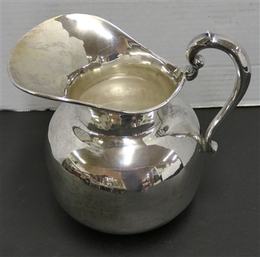Mexico Sterling Silver Water Picher - Marked Hecho En Mexico Sterling Silver 925 - Measures 7 Tall - Weighs 607.8 Grams 