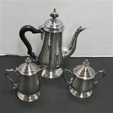 3 Piece Coffee Set - All EPNS Made in India 