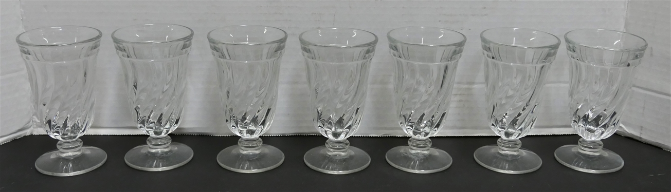 7 Colony By Fostoria Footed Juice Glasses