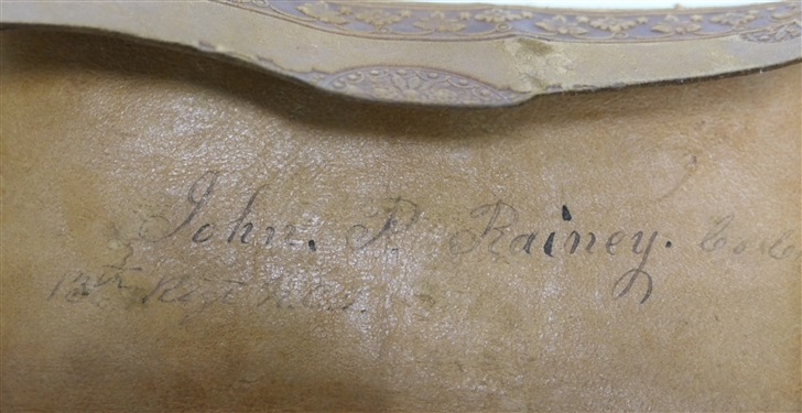 Leather Wallet and Leather Purse From the Rainey Family of Yanceyville NC - Including Bank of Yanceyville Deposit Slip 