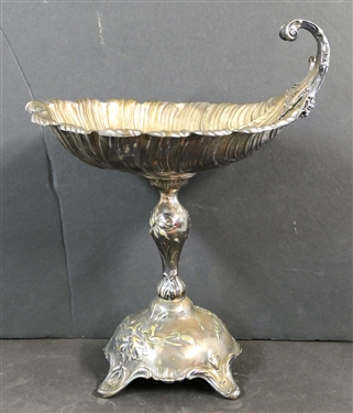 Silverplate Shell Design Centerpiece - Measures 14 1/2 Tall 11 by 9 1/2