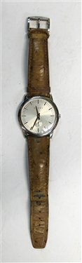 Gucci Timepieces 5600M Wristwatch - Mechanical Movement - Serial Number 0009152 - Gucci Ostrich Band - Watch Measures 1 1/2 Across