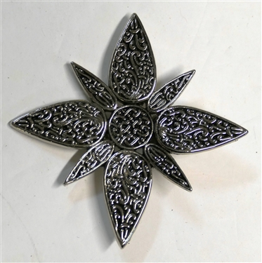John Hardy Flower Barrette or Clip - Measures 2 Wide - Signed John Hardy and JH 