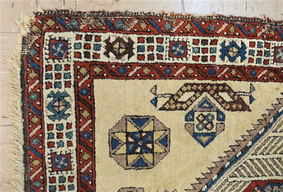 Persian Serab Runner - Some Wear Around Edges - Measures 84 By 34 