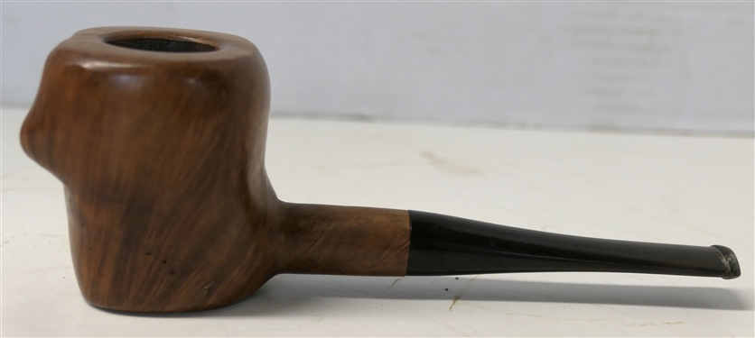 Hand Carved Woman's Torso Form Pipe - Measures 6 1/2 Long