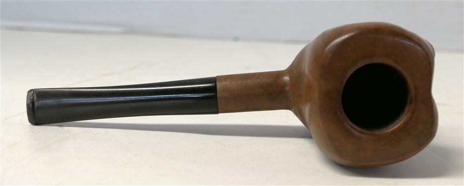 Hand Carved Woman's Torso Form Pipe - Measures 6 1/2 Long