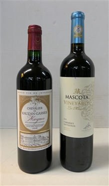 Chevalier de Ruzan - Gassies Margaux - 2008 Grand Vin De Bordeaux Red Wine and Mascota Vineyards La Mascota 20215 Cabernet Sauvignon Red Wine