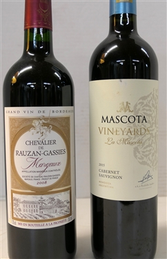 Chevalier de Ruzan - Gassies Margaux - 2008 Grand Vin De Bordeaux Red Wine and Mascota Vineyards La Mascota 20215 Cabernet Sauvignon Red Wine