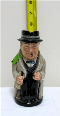 Royal Doulton Winston Churchill Character Jug / Pitcher - Measures 5 tall