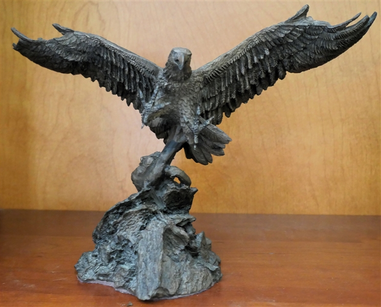 "The American Eagle" by George Lodzia - Limited Edition Resin Flying Eagle Figure - Number 1116 of 9500 - Measures 7" Tall 