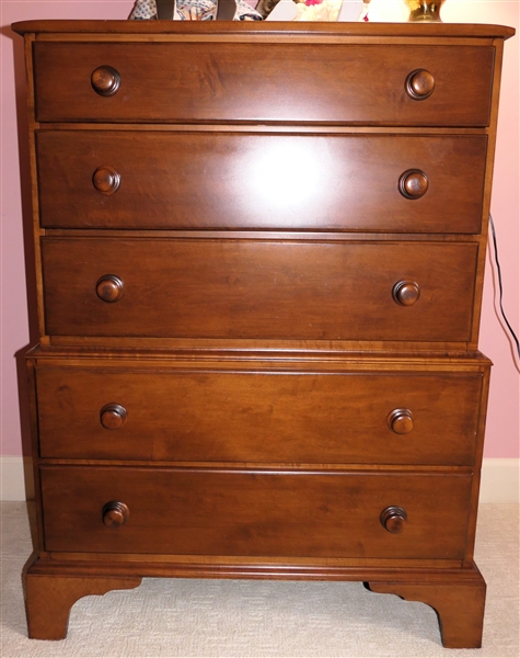 Fallon & Hellen Furniture 5 Drawer Chest - Missing Tag - Chest Measures 46" Tall 33" by 20"