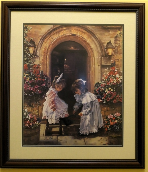 Sandra Kuck Artist Signed and Numbered 834/950 Print - Nicely Framed and Matted - Frame Measures 31 1/2" by 26"