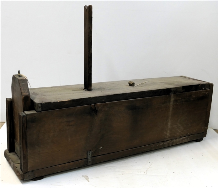 Wooden Rabbit Box / Trap - Measures 7 1/2" Tall 25" by 5 1/2"