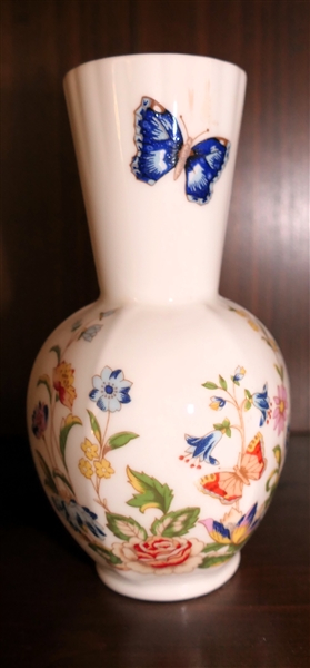 Aynsley "Cottage Garden" Bud Vase - Measures 5 1/2" Tall 