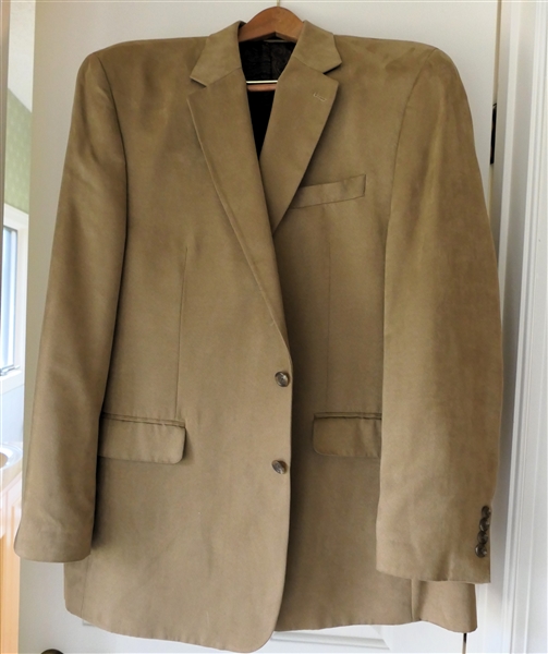 Lauren Ralph Lauren Camel Micro Fiber Blazer - Size 44L