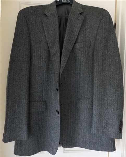 Lauren Ralph Lauren Gray Wool Blazer - Size 44L 