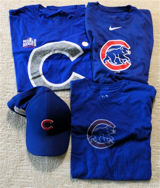 Chicago Cubs T- Shirts and Hat - World Series Shirt Brand New Size Large, Nike Size XL