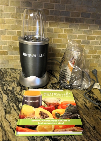 Nutri Bullet - Brand New Personal Mixer and Hardcover Book 