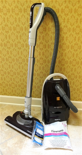 Kenmore "Progressive" Canister Vacuum with Extra Bags and Filters 