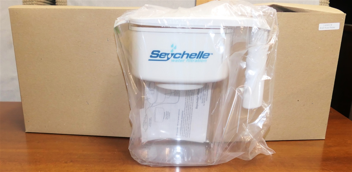 2 - Seychelle Water Filtration RAD Water Pitcher - 1-40401 - W - Radiation Water Filtration Pitchers 