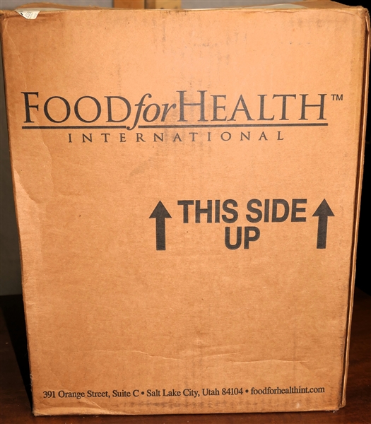 Food For Health International Emergency Food Supply 275 Servings - 20 Year Shelf Life - Factory Sealed - Manufactured in 2009