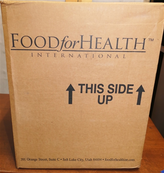 Food For Health International Emergency Food Supply 275 Servings - 20 Year Shelf Life - Factory Sealed - Manufactured in 2009