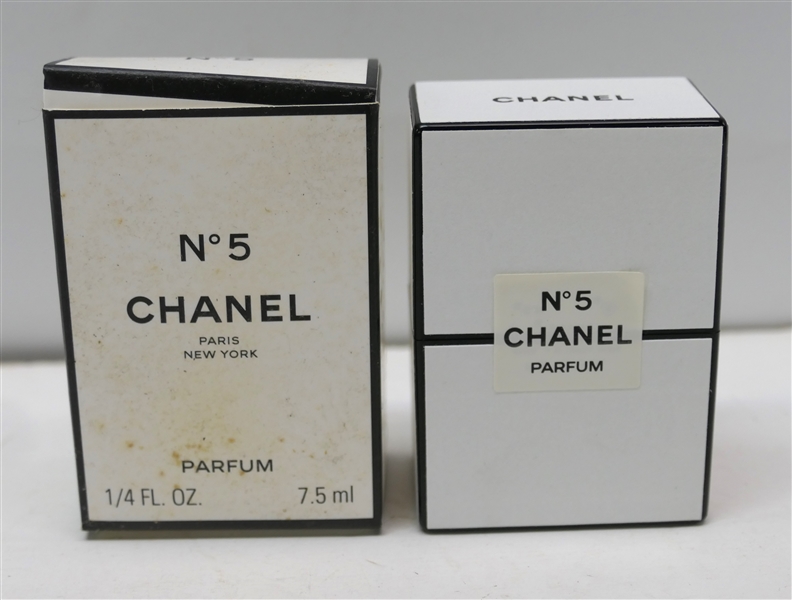 Chanel No. 5 Parfum 1/4 Ounce Bottle - Sealed with Both Outer Boxes