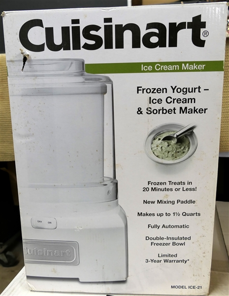 Cuisinart Ice Cream Maker - Brand New in Original Box 