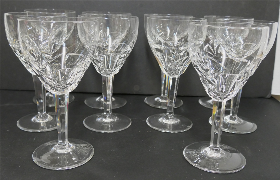 10 - "Carola" by Royal Leerdam 7" Water Goblets 