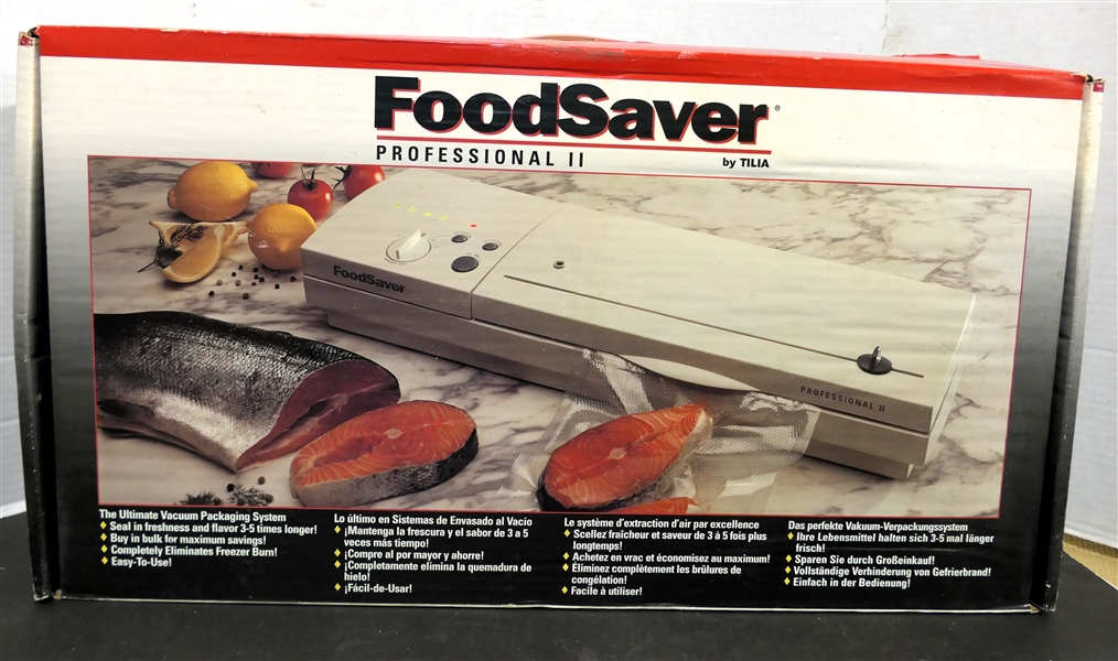 Food Saver Professional II - New Never Opened In Original Box