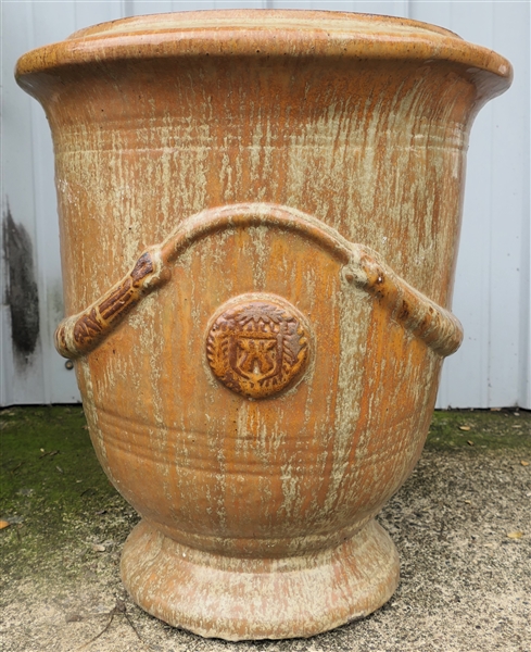 Nice Garden Planter - Measures 19" Tall 17" Across