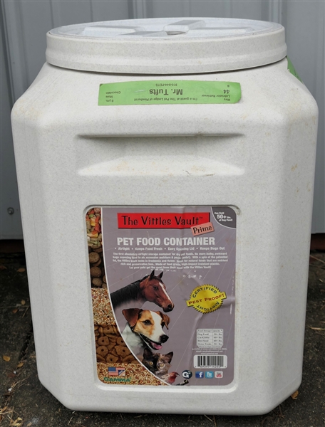 The Vittles Vault - Pet Food Storage Container - Holds 50lbs