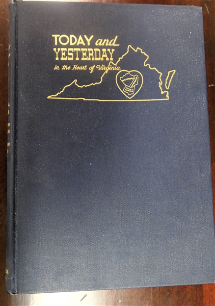 "Today and Yesterday in the Heart of Virginia" Illustrated - Published by The Farmville Herald - FarmVille, VA - Hardcover Book