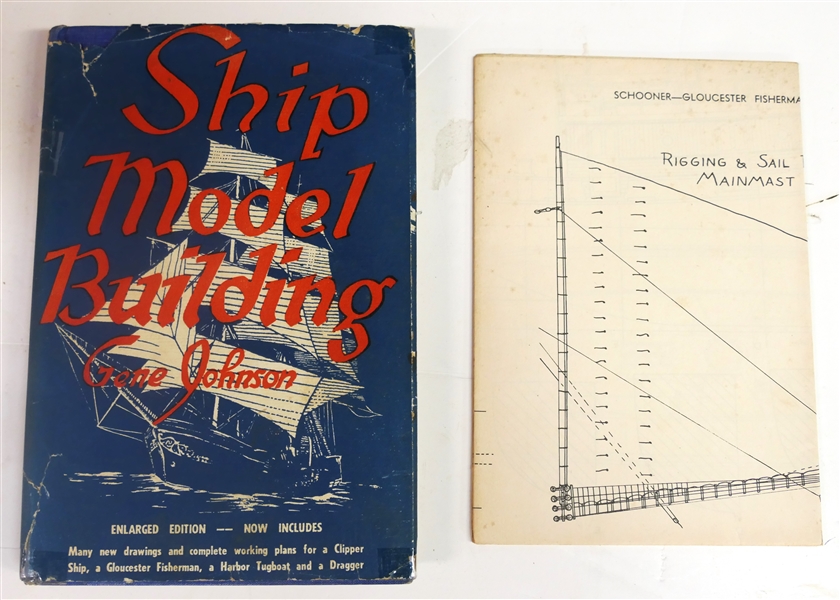 "Ship Model Building" by Gene Johnson - and Rigging & Sail Mainmast Diagram