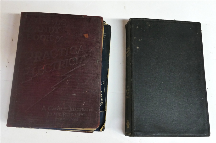 "Audels Handy Book of Practical Electricity" and "Rogers Machinists Guide"