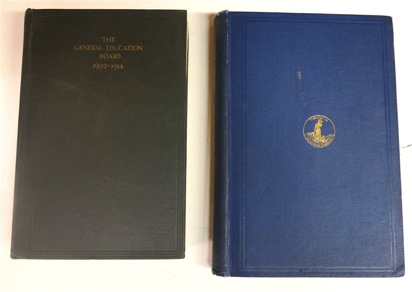 "The General Education Board 1902 - 1914" New York General Education Board 1930 and "Bi-Ennial Report of the Secretary of the Commonwealth to the Governor and General Assembly of Virginia for the...