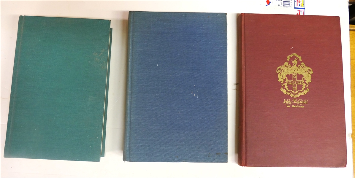 "The Life of John Randolph of Roanoke" by Hugh A. Garland, "John Randolph of Roanoke A Study in American Politics" by Russell Kirk, and "The Papers of Randolph of Roanoke" by William E. Stokes, Jr....