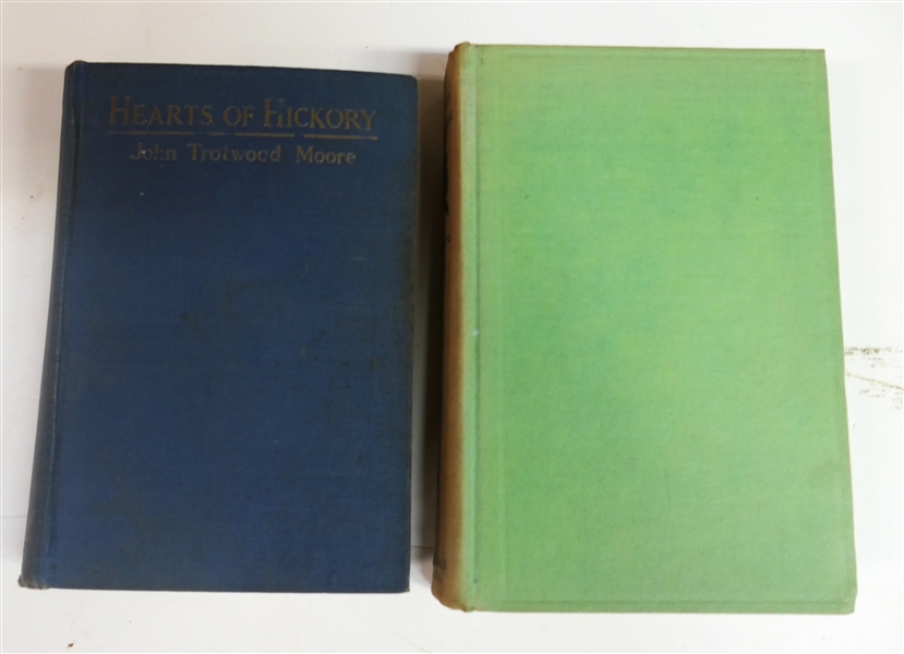 "Hearts of Hickory - A Story of Andrew Jackson and the War of 1912" by John Trotwood Moore - Nashville 1926 - Gift From A.W. Jackson 1934 and "Andrew Jackson - An Epic in Homespun" by Gerald W....