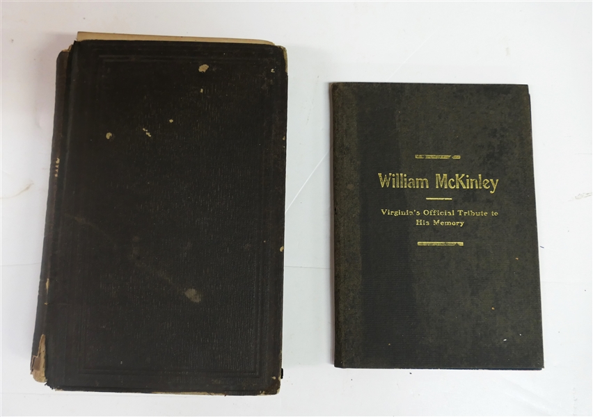  "The Life of Archibald Alexander, D.D., L.L. D. - by James W. Alexander, D.D. - 1857 and "Action on the Constitutional Convention of Virginia Following The Wounding and Death of Presiden...