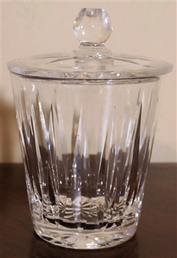 Stuart Crystal Biscuit Jar with Lid - Stuart Crystal Made in England - Jar Measures 5" Tall Not Including Lid