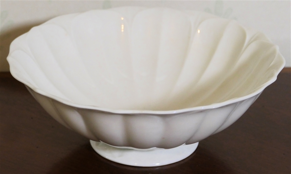 Lenox Flower Shaped Footed Bowl - Measures 3 1/2" Tall 10" Across