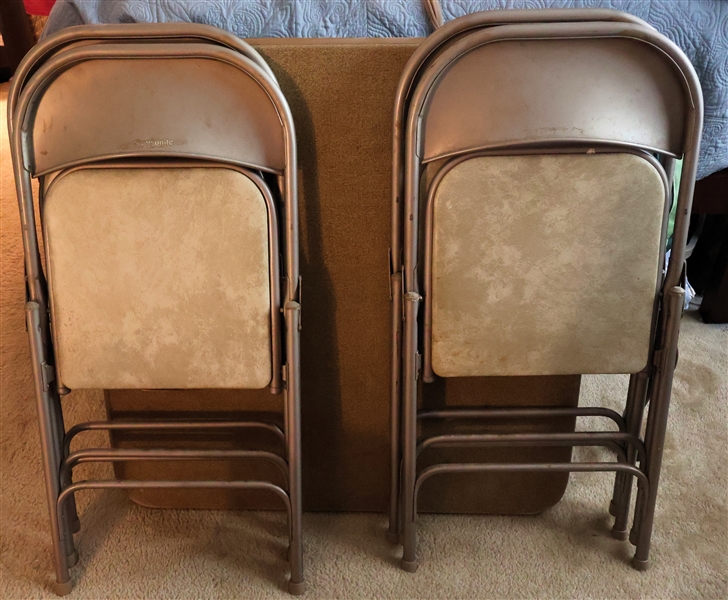 Samsonite Card Table and Chairs Set - Table and 4 Folding Chairs 