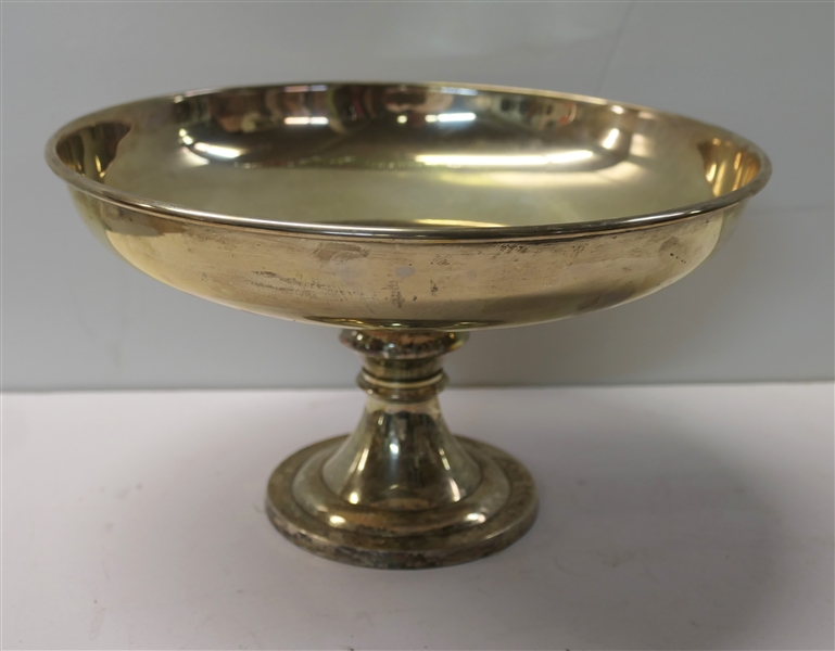 Ralph Lauren Silverplate Compote - Measures 6 1/2" Tall 10" Across