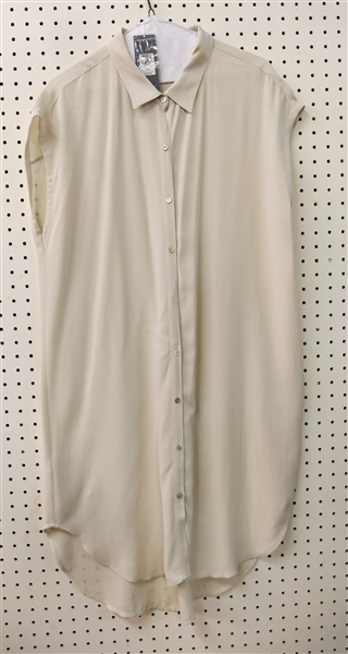 Eileen Fisher - Classic Collar Dress - Size Medium - New with Tags - Original Retail $258 - Small Stained Area and Pick on Back 