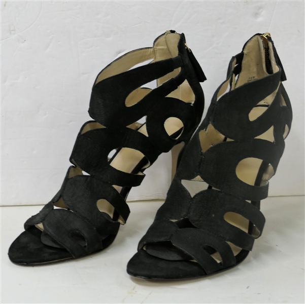 Black Nine West Gage Heels - Size 8