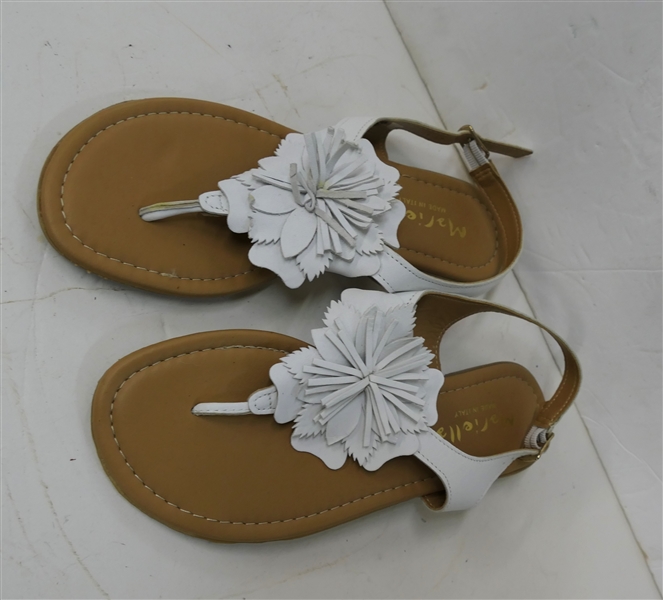 Mariella - Made in Italy - White Sandals - Size 8