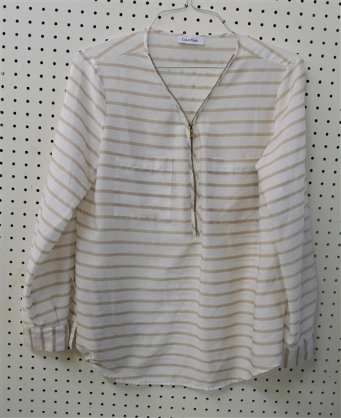 Calvin Klein Striped Blouse 