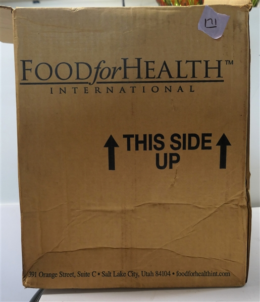 Food for Health International - Emergency Food Supply - 275 Servings - New Never Opened - Good for 20 Years -With Outer Box Manufactured 2010